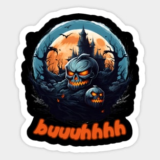 Buuhhhh-Halloween Haunt Sticker